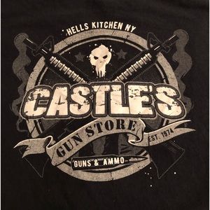 Marvel’s The Punisher Frank Castle T-shirt 3XL MCU Spider-Man Batman DC Comics